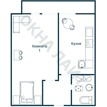 Планировка 2412