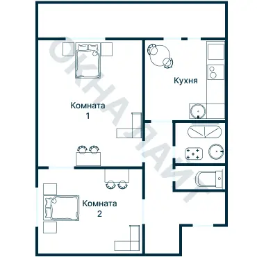 Планировка 2434