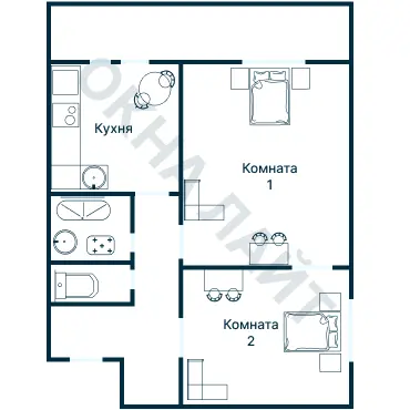 Планировка 2435