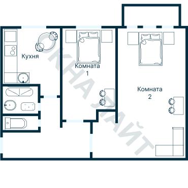 Планировка 1076