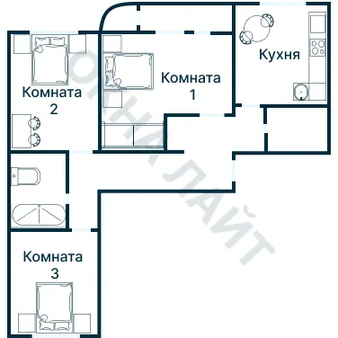 Планировка 1090