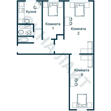 Планировка 1101