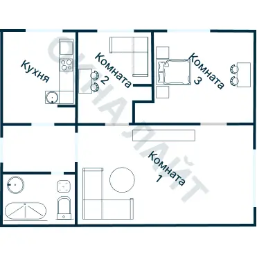 Планировка 1166