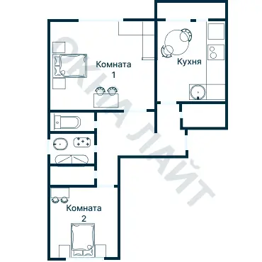 Планировка 1200