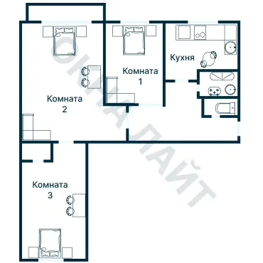 Планировка 1344