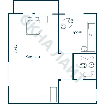 Планировка 1208