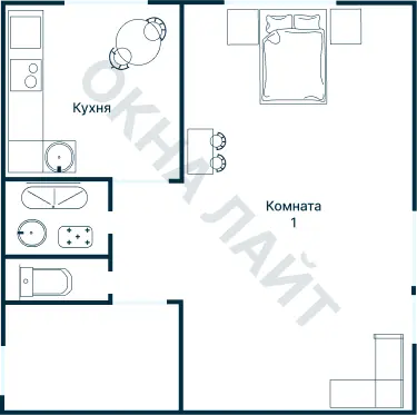 Планировка 1435