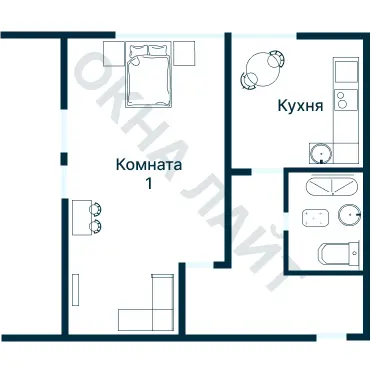 Планировка 1380