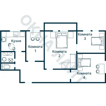 Планировка 1405