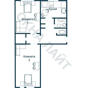 Планировка 1407