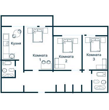Планировка 2543
