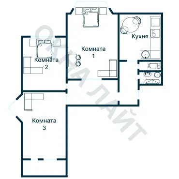 Планировка 1571