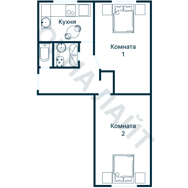 Остекление планировки 1598 дома II-05