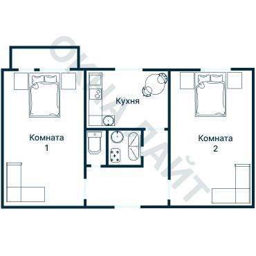 Планировка 1600