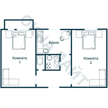 Планировка 1600