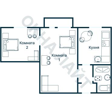 Планировка 1636