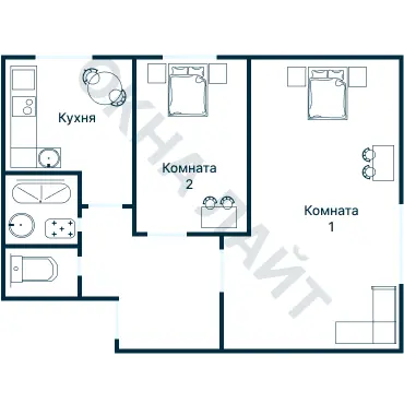 Планировка 1657