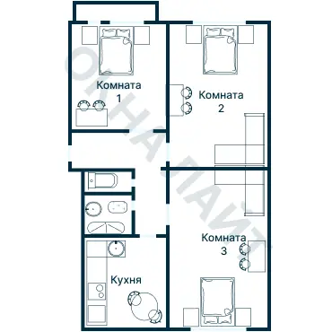 Планировка 1663