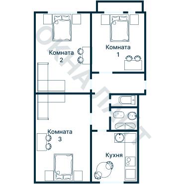 Планировка 1666