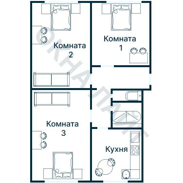 Планировка 1684