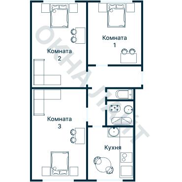 Планировка 1686