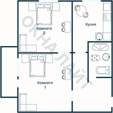 Планировка 1764