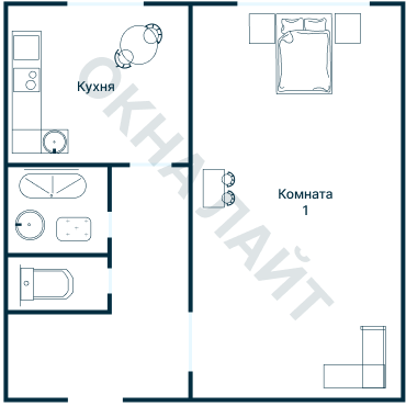 Остекление планировки 1769 дома II-29