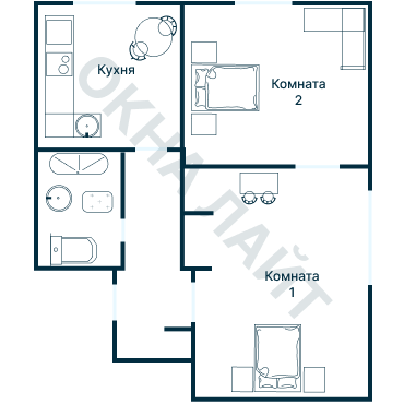 Остекление планировки 1782 дома II-29