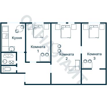 Планировка 1820