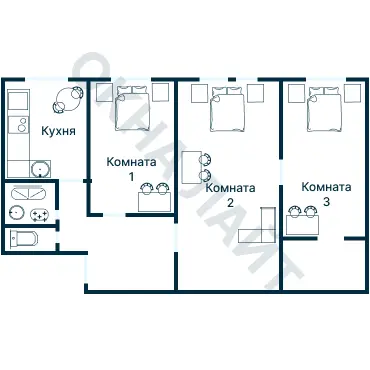 Планировка 1820