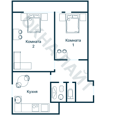 Остекление планировки 4810 дома II-49