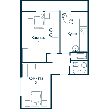 Остекление планировки 4865 дома II-49