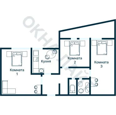 Планировка 1954