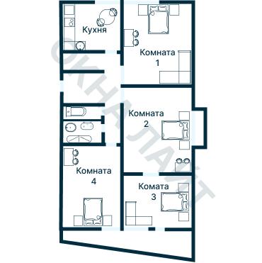 Планировка 1958