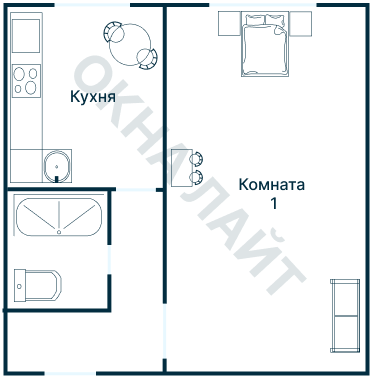 Остекление планировки 1978 дома II-68Б