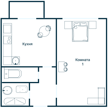Остекление планировки 2615 дома КОПЭ