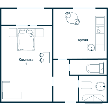 Остекление планировки 2618 дома КОПЭ
