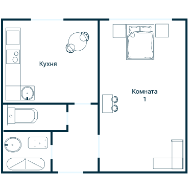 Остекление планировки 2632 дома КОПЭ