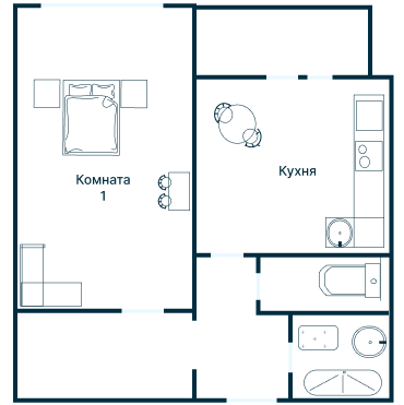 Остекление планировки 2640 дома КОПЭ