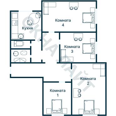 Планировка 2697