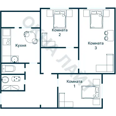 Планировка 2840