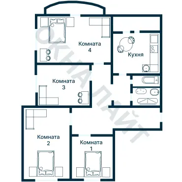 Планировка 2864