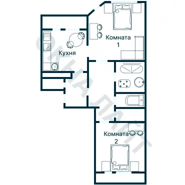 Планировка 3000