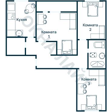 Планировка 3033