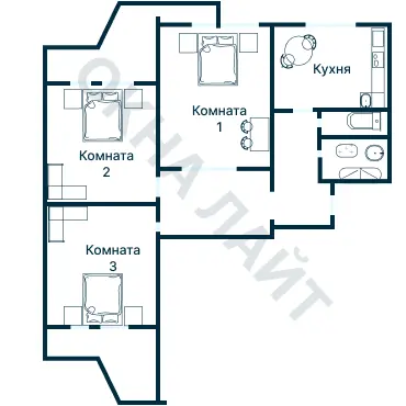 Планировка 3157