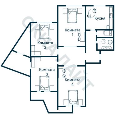 Планировка 3164