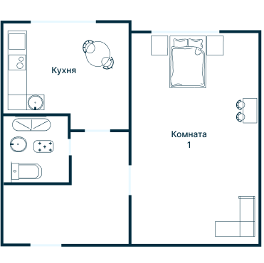 Остекление планировки 3402 дома П-44 (гопр)