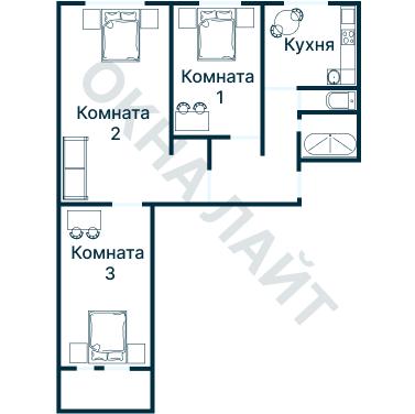 Планировка 3410