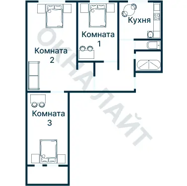 Планировка 3410