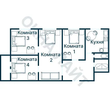 Планировка 3411